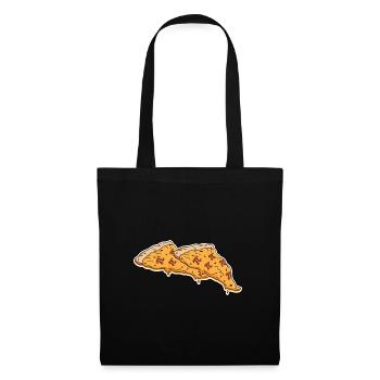 Math Pizza Pi - Stoffbeutel - Schwarz - Vorne