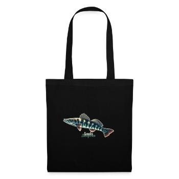 Zander, Predator, Fishing, Fishing, Fish - Tote Bag - black - Front