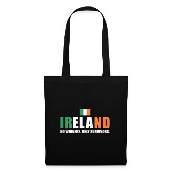 Ireland No Winners Only Survivors Ireland Rugby - Tote Bag - black - Front