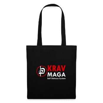 Krav Maga Autodéfense Sport de combat Arts martiaux - Sac en tissu - noir - Devant