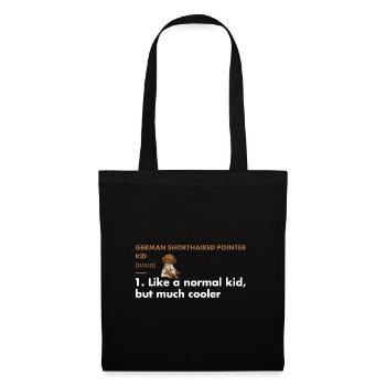 German Shorthaired Pointer Kid Definition - Tote Bag - black - Front