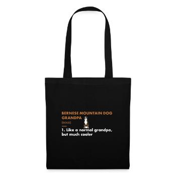 Bernese Mountain Dog Grandpa Definition - Tote Bag - black - Front