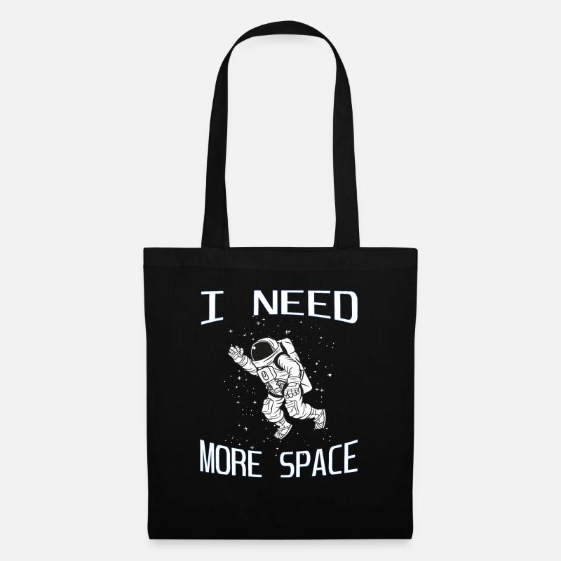 I need more Space - Astronaute - Sac en tissu - noir