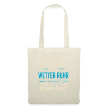 Heimat Stadt - Wetter (Ruhr) - blau retro - - Tote Bag - nature - Front