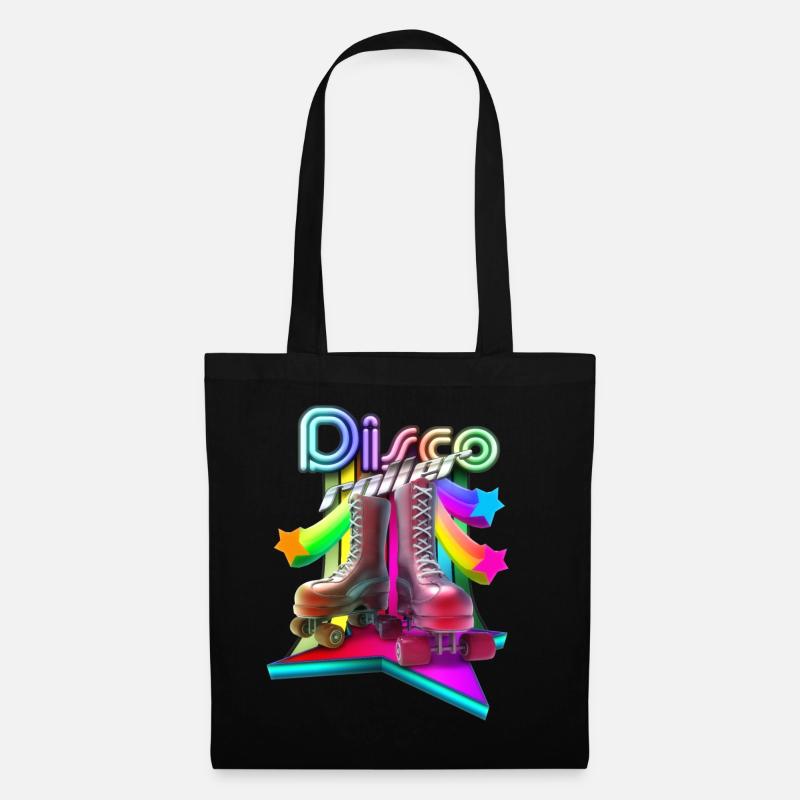 Disco rouleau 3D - Sac en tissu - noir