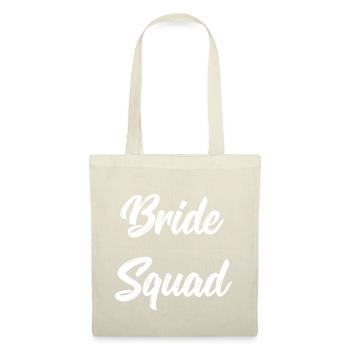 Robe de mariée équipe enterrement de vie de garçon - Sac en tissu - nature - Devant