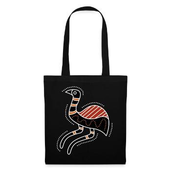 emu - Sac en tissu - noir - Devant