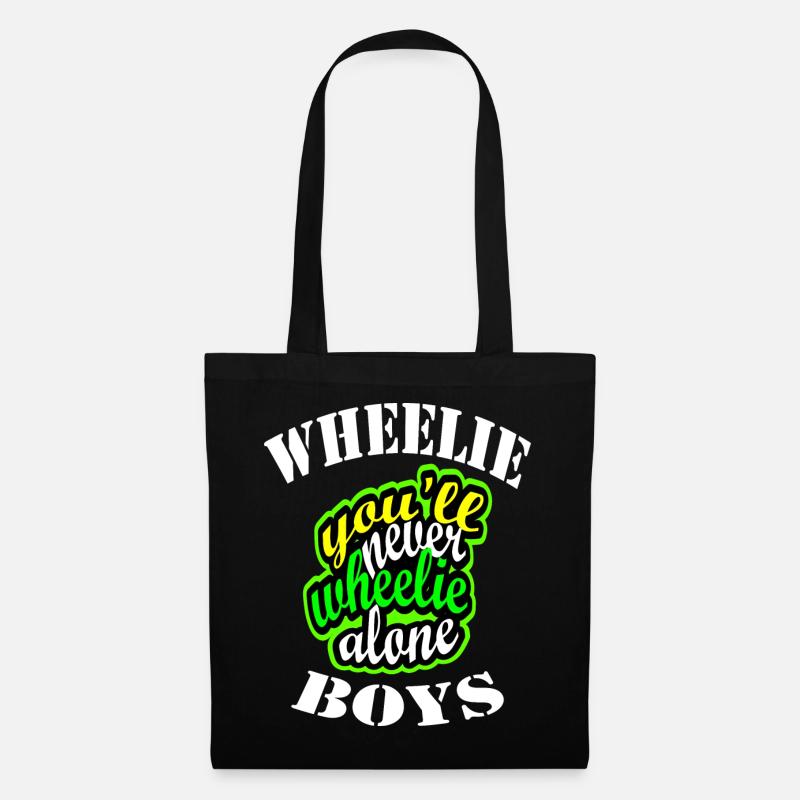 Wheelie - Tote Bag - black