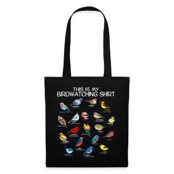 Bird Watching Orinthologist Birdwatching Gift - Tote Bag - black - Front
