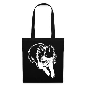 Border Collie "Black Edition" - Tote Bag - black - Front