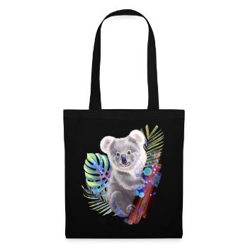 Koala - Sac en tissu - noir - Devant