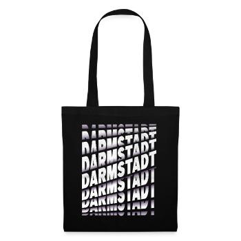 Darmstadt Germany City Font Skyline Home - Tote Bag - black - Front