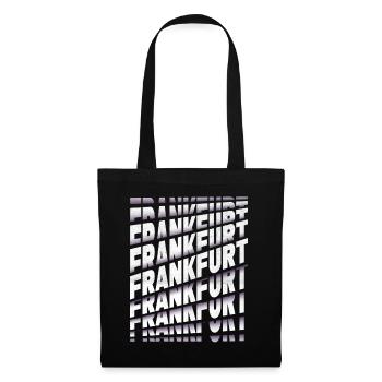Frankfurt Germany City Font Skyline Home - Tote Bag - black - Front