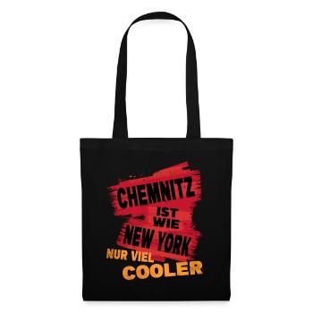 Chemnitz Germany city saying is like New York - Tote Bag - black - Front