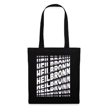 Heilbronn Germany City Font Skyline Home - Tote Bag - black - Front