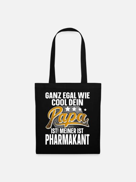 Pharmakant Papa Vater Vatertag Cooler Papa - Stoffbeutel - Schwarz