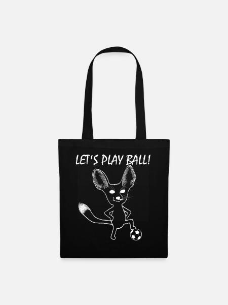 Fennek Let's Play Ball! - Stoffbeutel - Schwarz