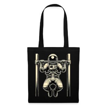 Calisthenics Astronaut Pull-ups Gift - Tote Bag - black - Front