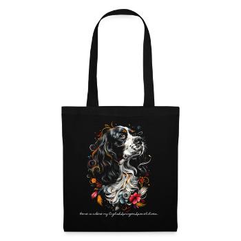 Home is where my English Springer Spaniel lives... - Tote Bag - black - Front