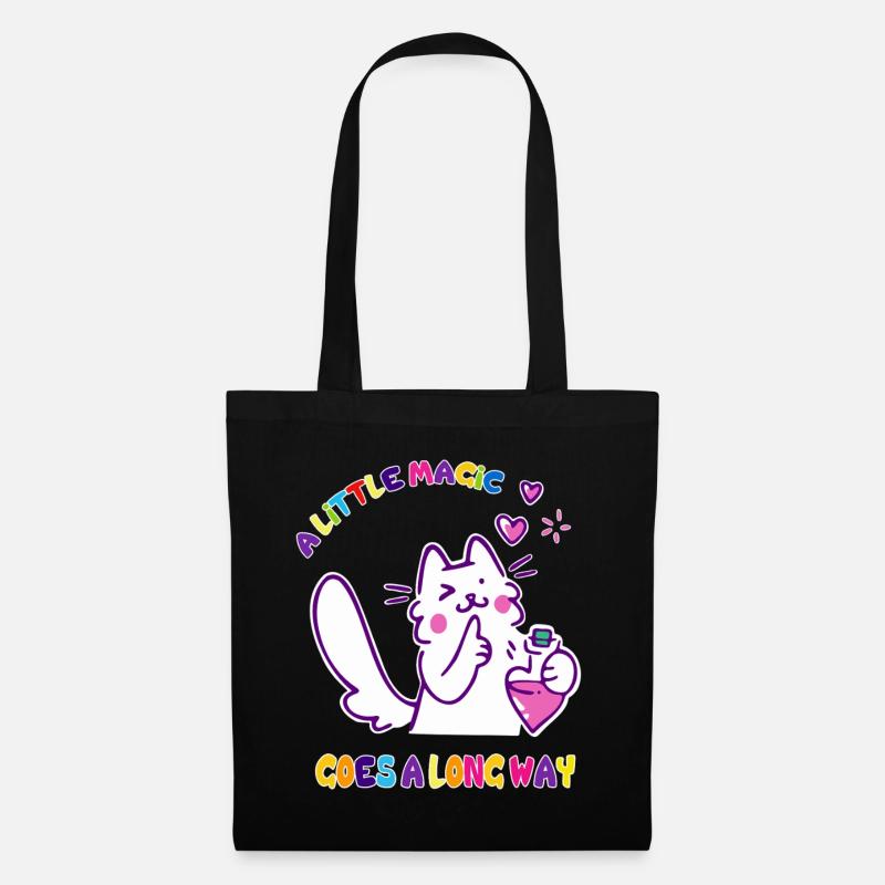 A little magic goes a long way ✨ - Tote Bag - black