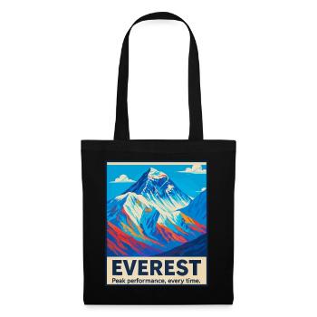 Everest – Peak Performance - Stoffbeutel - Schwarz - Vorne