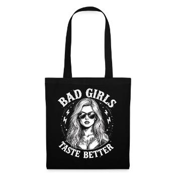 Bad Girls Taste Better Tattooed Girls B - Tote Bag - black - Front