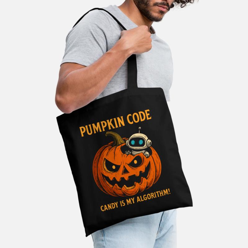 Pumpkin Code : Candy est mon algorithme ! Sac en tissu