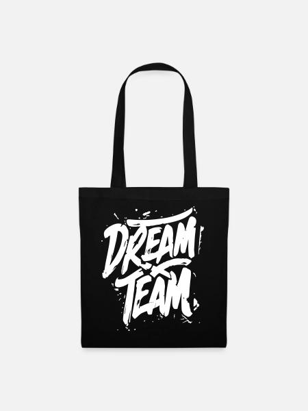 Dream Team - Stoffbeutel - Schwarz