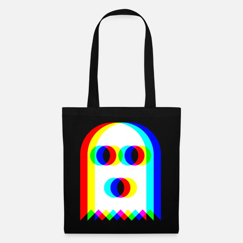 👻 Fantôme RVB - Sac en tissu - noir