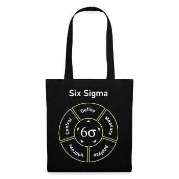 Six Sigma Process Define Measure - Tote Bag - black - Front