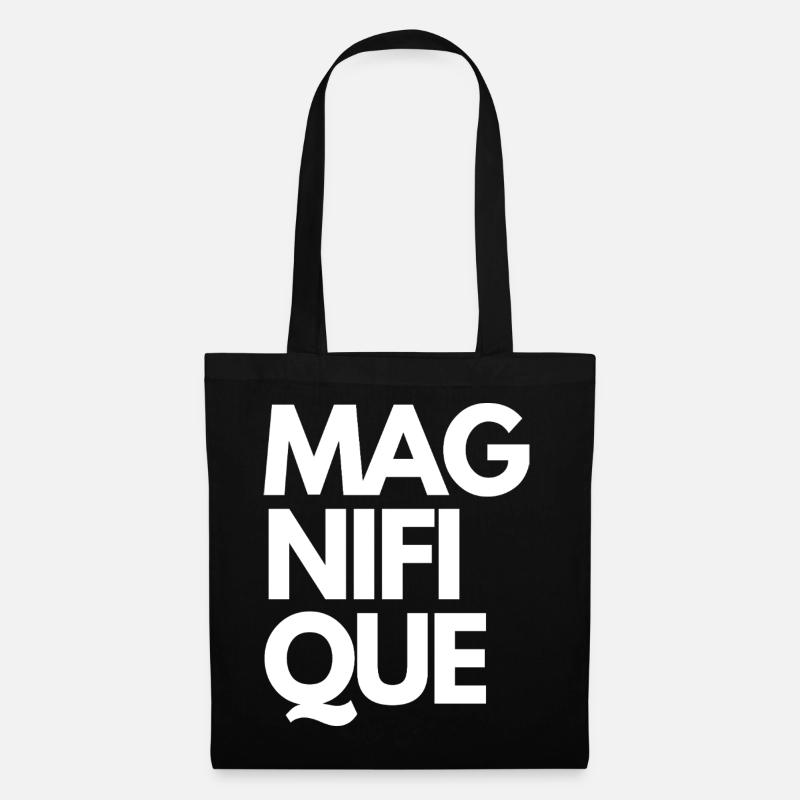 Magnifique - Stoffbeutel - Schwarz