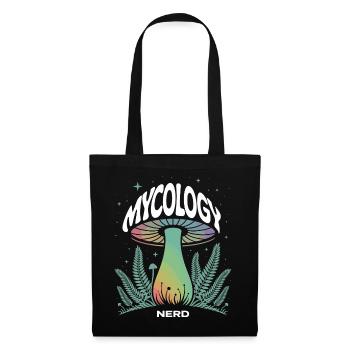 Mycology Nerd Fungi Science Mushroom Scientist - Stoffbeutel - Schwarz - Vorne