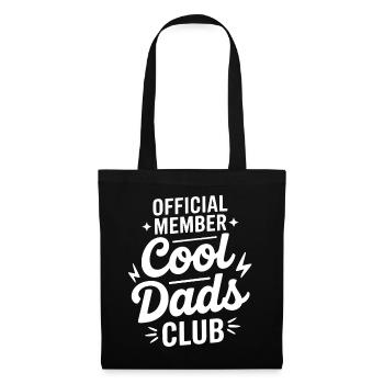 Cool Dads Club Offiziell - Stoffbeutel - Schwarz - Vorne
