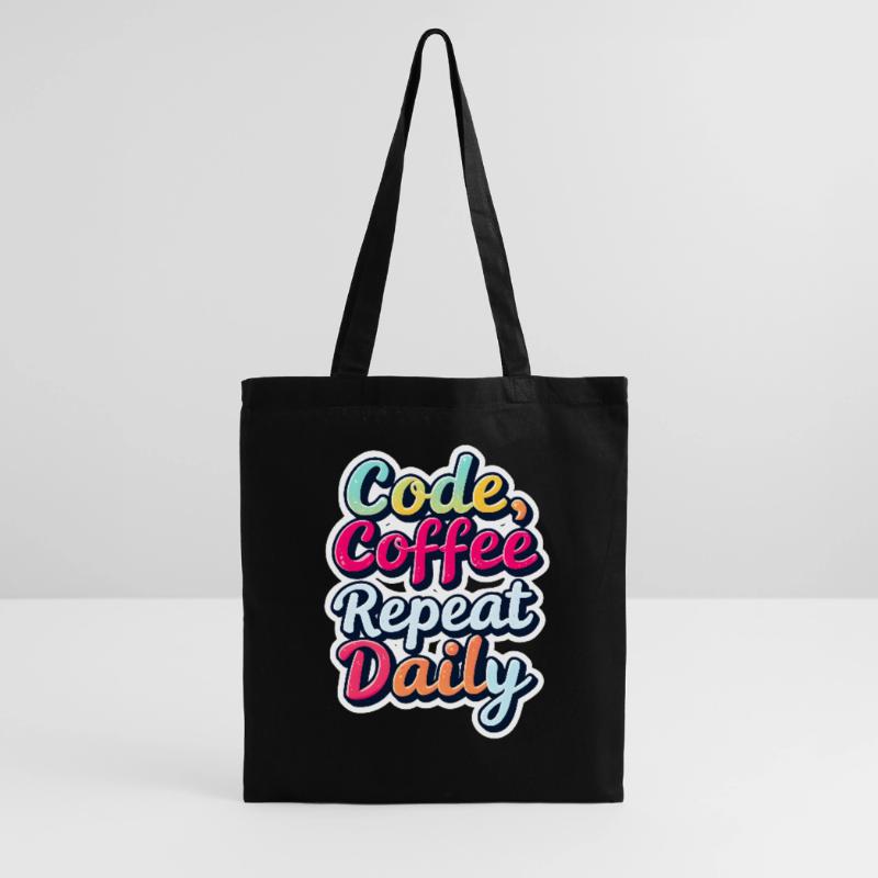 Code Sleep Debug Repeat Programmer Shirt Sac en tissu