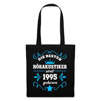 Hearing Aid Acoustician Birthday Born 1995 Colleagues Born - Tote Bag - black - Front