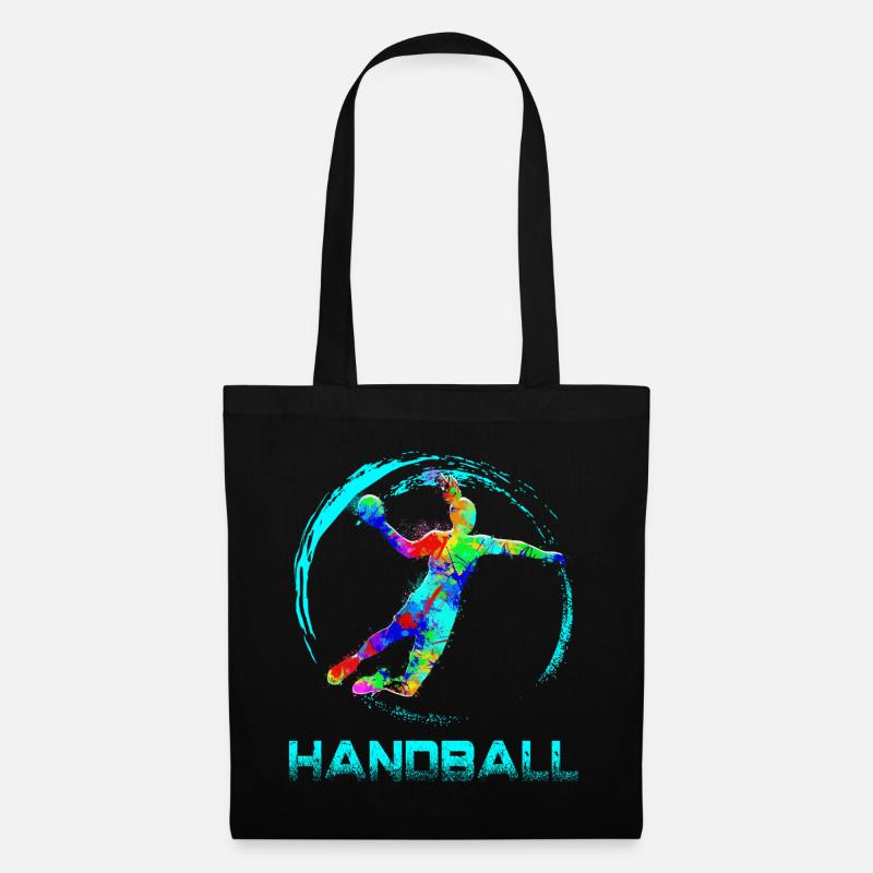 Handball - Stoffbeutel - Schwarz