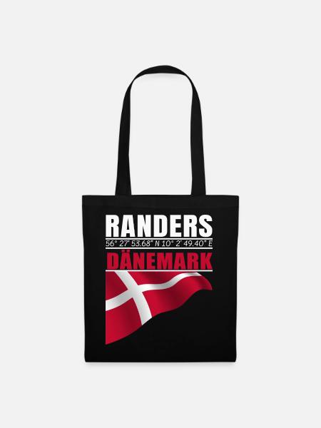 Randers - Stoffbeutel - Schwarz