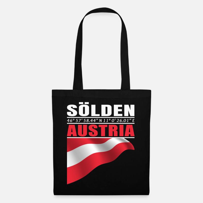Sölden - Stoffbeutel - Schwarz