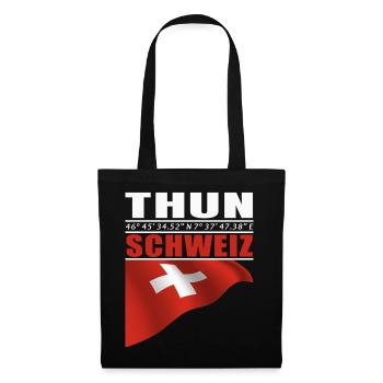 Thun - Stoffbeutel - Schwarz - Vorne