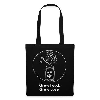 Organic horticulture, sustainable agriculture - Tote Bag - black - Front