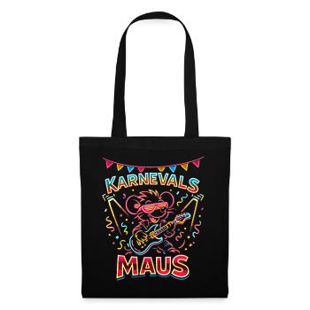 Carnival Mouse Rock Outfit for Cologne Alaaf - Tote Bag - black - Front