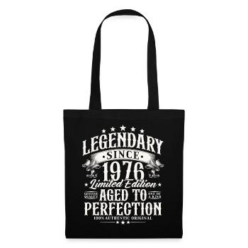 Legendary Since 1976 Vintage Birthday Gift - Tote Bag - black - Front