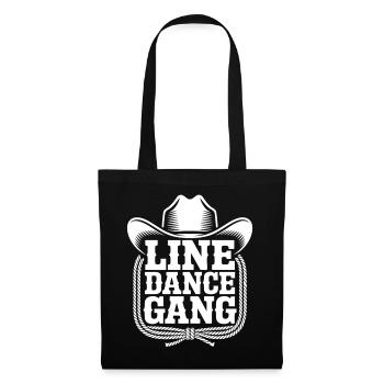 Line Dance Gang Cowboy - Tote Bag - black - Front