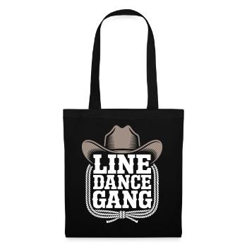 Line Dance Gang Cowboy - Tote Bag - black - Front