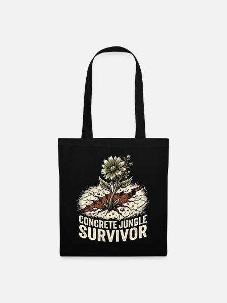 Jungle Survivor Guerrilla Gardening - Stoffbeutel - Schwarz