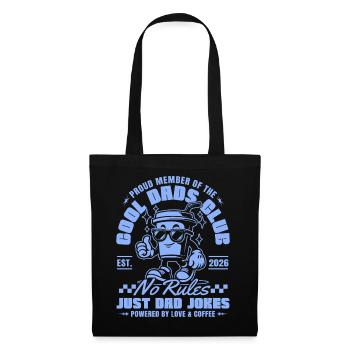 Club des Papas Cool - Fête des Pères Cadeaux 2026 - Sac en tissu - noir - Devant