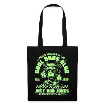 Club des Papas Cool - Fête des Pères Cadeaux 2026 - Sac en tissu - noir - Devant
