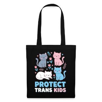 Pride Month LGBTQ - Protect Trans Kids - Tote Bag - black - Front