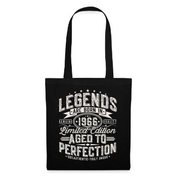 1966 Vintage Vintage Birthday Gift Retro - Tote Bag - black - Front
