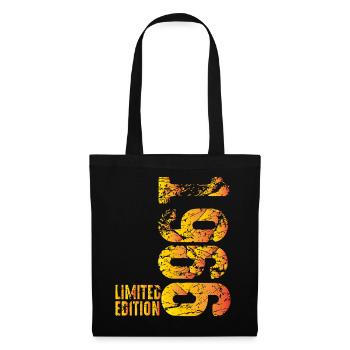 60e anniversaire Gift Limited construite en 1966 - Sac en tissu - noir - Devant
